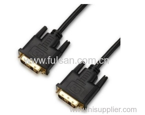 DVI 18+1 Male to Male cable gold plated