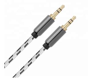 Direct manufacturers flexible 2.5mm aux audio cable 