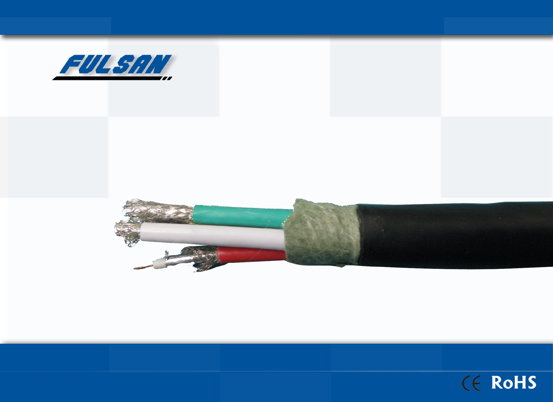 Factory Price Bare Copper Conductor PVC PE Jacket RG11 Coaxial Cable for CCTV MATV CATV System Communication Cable 