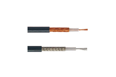 Bare copper conductor PVC PE jacket rg59 rg11 rg58 rg6 coaxial cable for CCTV CATV communication 