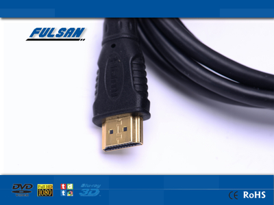 Hot Selling 2160P high resolution black HDMI cable 4K 60HZ at 18gbps with high speed Ethernet for HDTV PS3/4 computer projector