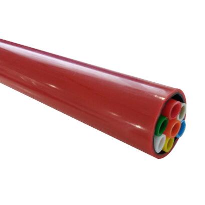 HDPE Tube Bundle FLAT 6-ways 12/8mm with PE Sheath 1.2mm 