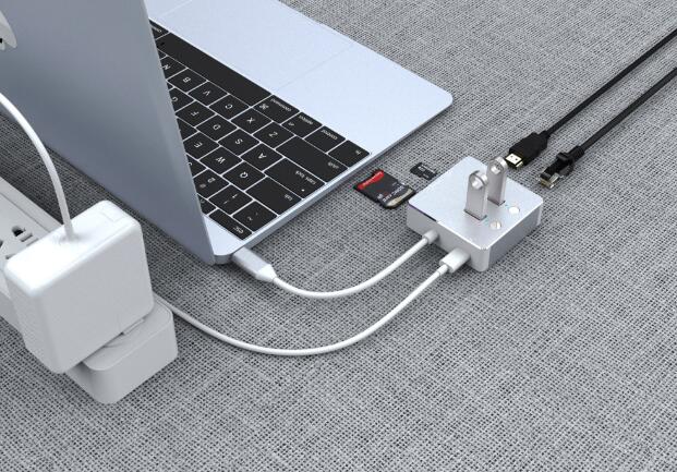 Muti Ports High Speed Interface All in One USB 3.1 Type C Laptop Portable OEM USB Hub 