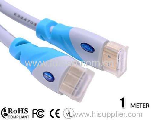 hot selling 1m HDMI Cable 1.4 Support 4k*2K 1080p,3D,Ethernet,ideal for Home theater,HDTV,PS3,2.0 hdmi cable