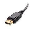 Customized Golden Mini Displayport Female To HDMI Male Adapter Cable in Black