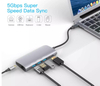 Usb c Hub Type c to RJ45 Lan SD Card Reader 3Usb 3.0 4K Adapter For Macbook pro 13inch and 15inch 