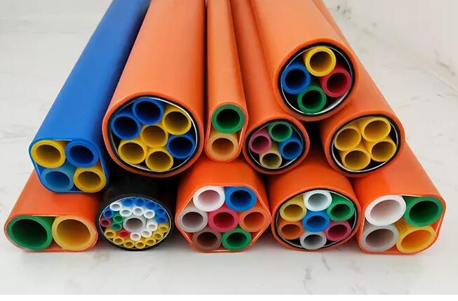 High Quality HDPE Direct Buried 7 Way 14/10mm Tube Bundle for Fiber Cable Blowing