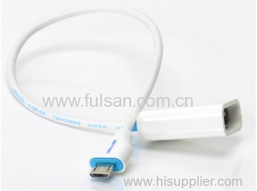 USB 2.0 Female to Micro USB Male OTG On-The-Go Cable Adapter