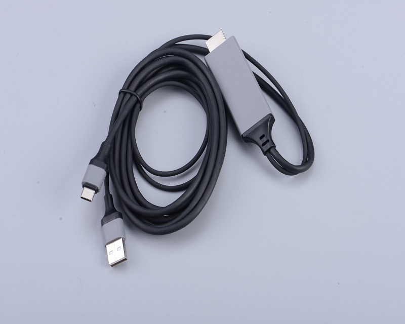 USB 3.1 Type C 9 Ports Hub Type C To Rj45 HDMI VGA 3.5mm 2*USB3.0A SD TF And Type C Female Adapter Cable Factory Price 