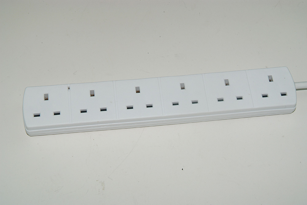 3way / 4way / 5 Way / 6 Way 13A Plug Power Extension Socket with Copper Wire
