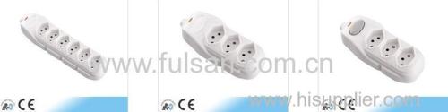 Italy electrical extension socket 3 way