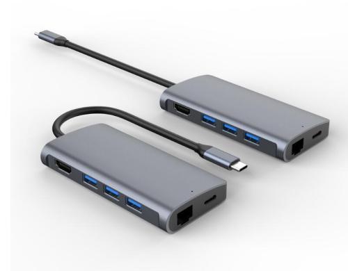 iPad PRO Hub USB C Hub for USB Type-C to 4K HDMI Adapter USB SD/TF Card Reader Thunderbolt 3 Adapter
