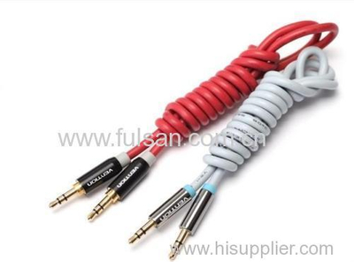 Stereo Audio 3.5mm Aux Cable with Copper Shell