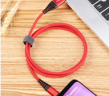 High Quality Nylon Braided Gold Plated 3A Fast Charging Micro USB Type C Cable 