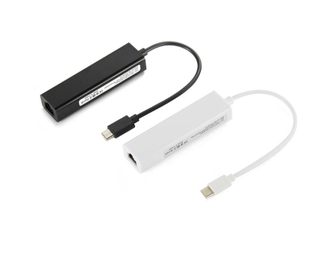 Custom logo USB 3.1 Type C adapter to RJ45 Ethernet network cable HUB adapter for macbook 