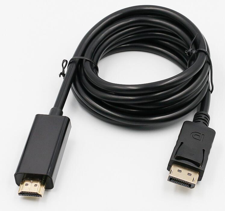 High Speed male to male 4K X 2K 6 Feet 1.5m ThunderBolt Mini DisplayPort DP to HDMI Adapter Cable For Mac 