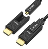 1080p high speed lossless transmission active optical fiber 4k 3d aoc hdmi cable 100m 