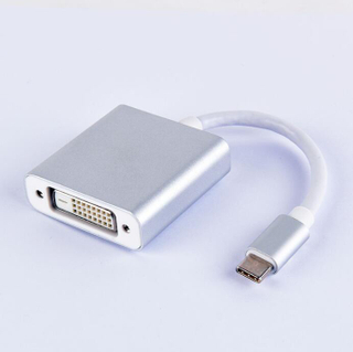 Support 1080P Male to Female USB 3.1 Type C to DVI Adapter Converter 