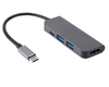 High Speed Transmission Wholesale Usb Hub 4 in 1 Type C Pro To Pd Hd Usb3.0 3.5mm Audio Adapter 