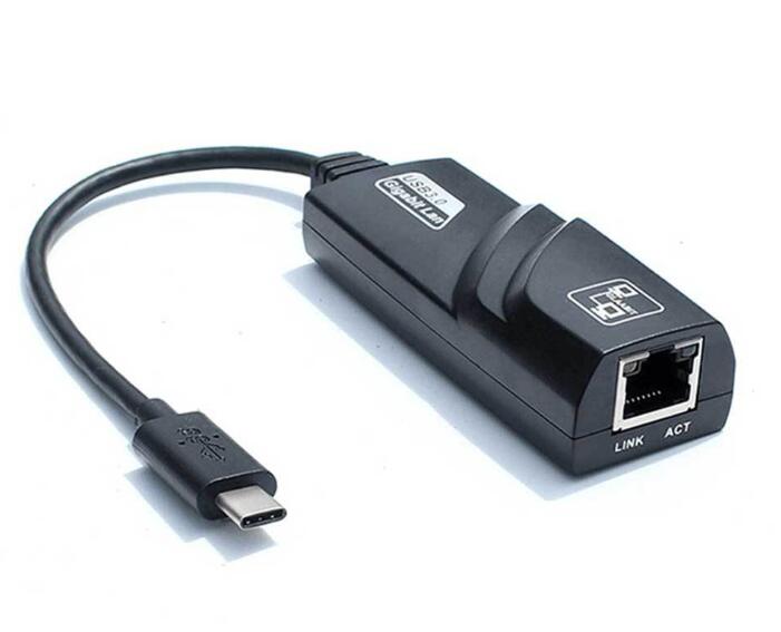 High Quality USB Type C to RJ45 LAN Gigabit Ethernet Adapter