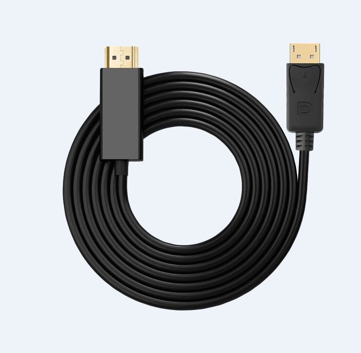 4K HD DP To HDMI Cable Male To Male Displayport To HDMI Video Cable 30cm 50cm 1m 